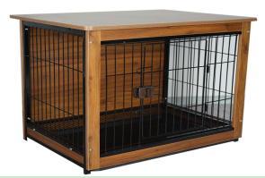 steel wooden cage