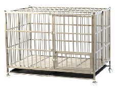 Folding Stainless Steel Dog Cage