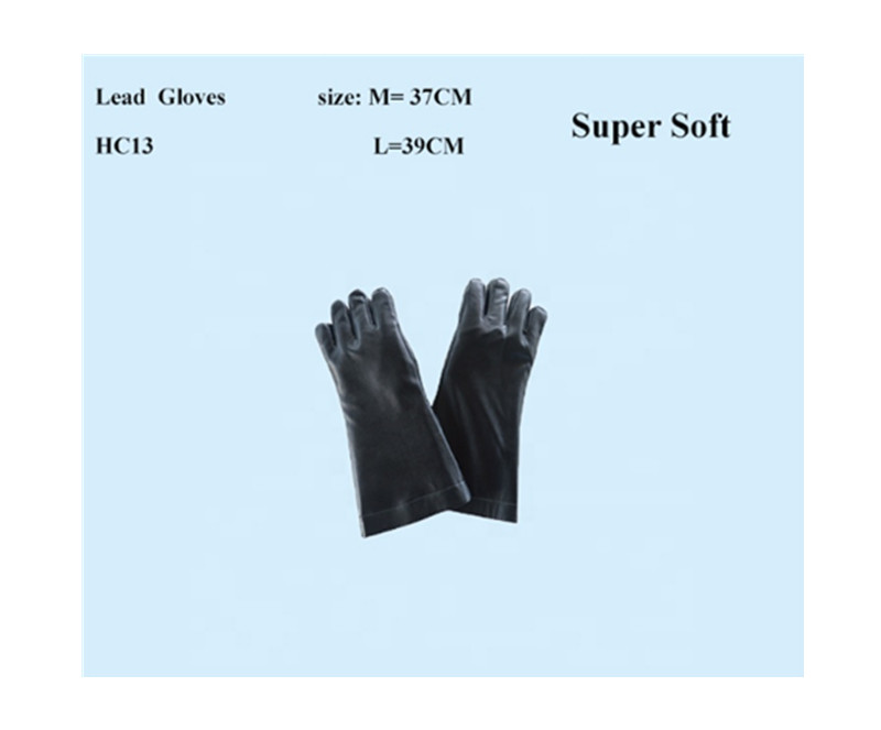 X-ray radiation protective lead gloves