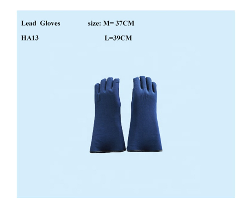 X-ray radiation protective lead gloves