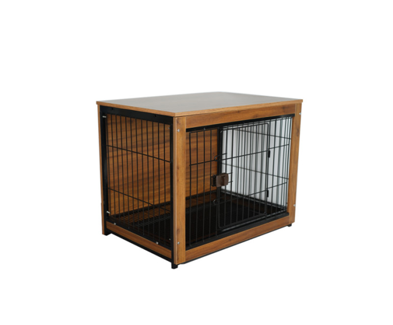Steel wooden cage